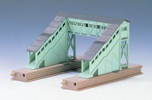Tomix N Wooden Flyover pedestrian walk over bridge