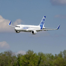 E-Flite Airbus A320neo 1.5m Airliner Twin 64mm EDF, BNF Basic