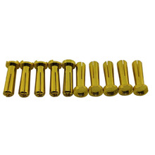 Hobby Details P02012 5.0mm Bullet Plug ( Flat Type) (10)