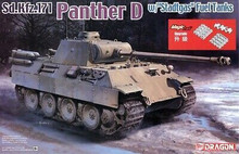 Dragon 1/35 Panther D w/"Stadtgas" Fuel Tanks (Magic Track included) Plastic Model Kit [6881]