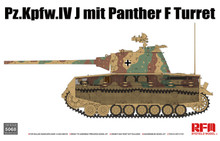 Ryefield Pz.Kpfw.IV J w/ Panther F Turret Plastic Model Kit