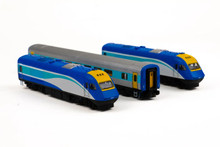 Gopher Models N Scale New South Wales XPT 3pc Set Trainlink Blue (No Logo) Livery