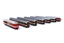 Gopher Models N Scale New South Wales XPT 7pc Set State Rail Authority "Candy" Livery