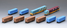 Tomix N 98857 Tokaido Line Paper Trans. Freight Train Set 10 Cars