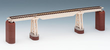 Tomix N Trestle Bridge S280 Ivory w/ 2 ea. brick and trestle piers