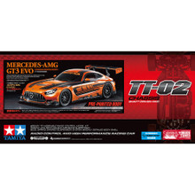 TAMIYA RC 1/10 MERCEDES-AMG GT3 EVO - ORANGE PAINTED BODY (TT-02)