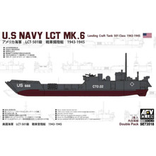 AFV Club 1/350 U.S Navy LCT Mk. 6-501 class (1943-1945) (Double Seat) Plastic Model Kit