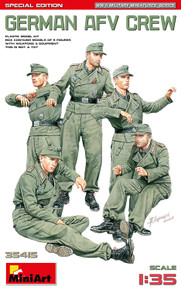 MiniArt 1/35 German AFV Crew. Special Edition Plastic Model Kit