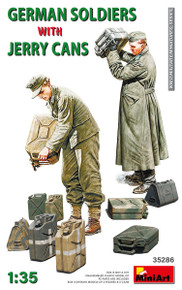MiniArt 1/35 German Soldiers w/Jerry Cans Plastic Model Kit