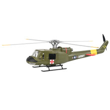 Flywing UH1 3D GPS 10Ch RC Helicopter - Four Blades Green RTF