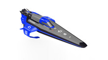 Joysway E1 RaceBird 1:14 Hydrofoil 545mm Brushed 25km/h RTR Speedboat - Blue