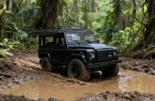 MN Model 1/12 Land Rover Defender 90 Silver