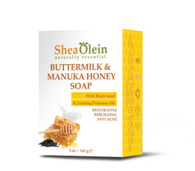 Buttermilk & Manuka Honey Soap with Black Seed Oil & Evening Primrose Oil