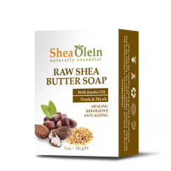 Raw Shea Butter Soap with Jojoba Oil, Frank & Myrrh