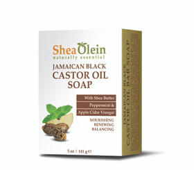 Jamaican Castor Oil Soap with Shea Butter Peppermint & Apple Cider Vinegar 