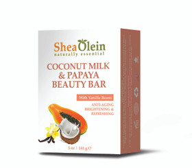 Coconut Milk & Papaya Beauty Bar with Vanilla Beans