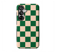 Galaxy S25 Green Checkers