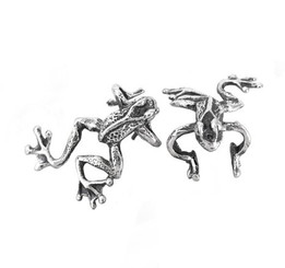 Sterling Silver Frog Ear Cuff Earring, One Piece