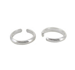 Sterling Silver Sleek Band Ear Cuff Earring, One Piece