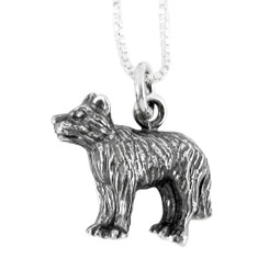 Sterling Silver Chinese Zodiac Dog Charm Necklace