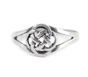 Sterling Silver Eternity Celtic Knot Ring