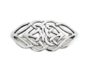 Sosi B. Sterling Celtic Hearts Knot Pin Brooch