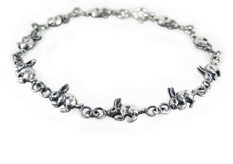 Sterling Silver Rabbit Link Bracelet
