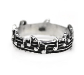 Music Note Band Ring