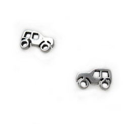 Sterling Silver Off-road SUV Stud Post Earrings