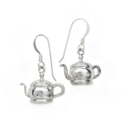 Sterling Silver Tea Pots Earrings