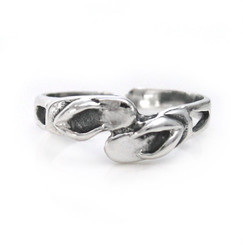 Sterling Silver Flip Flop Adjustable Toe Ring
