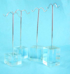 Acrylic Base Earring Display, Set of 4