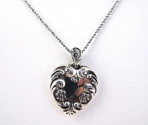 Sterling Silver "Cynthia's Heart" Necklace