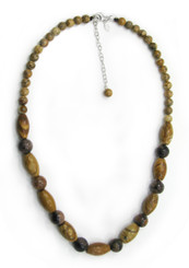 Sterling Silver Sabine Beaded Adjustable Necklace