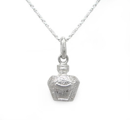 Sterling Silver Spirit Liquor Bottle Charm Necklace