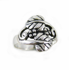 Sterling Silver Vine Ring
