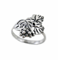 Sterling Silver Grapevine Ring