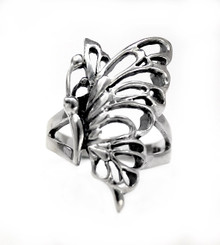 Sterling Silver Elegant Wing Butterfly