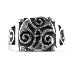 Sterling Silver Celtic Signet Ring