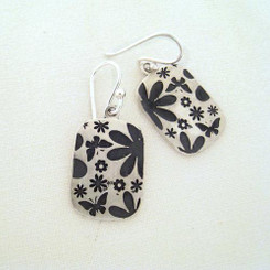 Sterling Silver Floral Exuberant Earrings