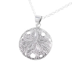Sterling Silver Sand Dollar Necklace