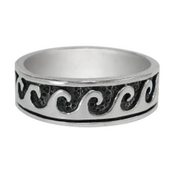 Wave Band Ring