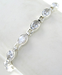 Crystal Tennis Bracelet, Clear