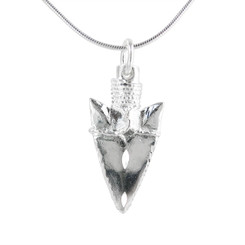 Sterling Silver Native American-style Arrowhead Necklace