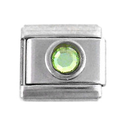 Italian Link Charm, Green