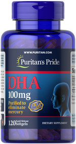 Item # 1032 / DHA 100 mg 120s / DHA軟膠囊 100毫克120粒 