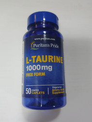 Item # 2951 /Taurine 1000 mg Free Form 50s / 牛磺酸 1,000毫克 (自由型態) 50粒