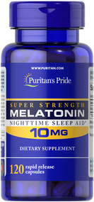 Item # 31364 / Melatonin 10mg 120s / 退黑色素10毫克 120粒[EXP DATE有效日期 1/2027] 