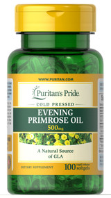 Item # 3632 / Evening Primrose Oil 500 mg 100s  / 冷壓月見草油 500毫克 100粒 [EXP DATE有效日期 12/2025]  