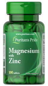 Item # 12650 / Magnesium with Zinc 100s / 鎂與鋅100粒[EXP 有效日期7/2026] 